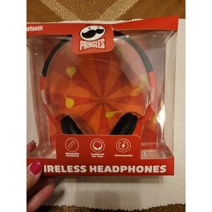 Pringles Wireless Bluetooth Headphones in Red